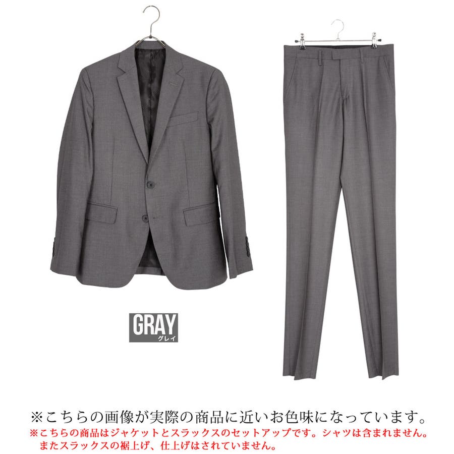 ◇roshell 2Bノッチドシャドーストライプスーツ◇上下セット