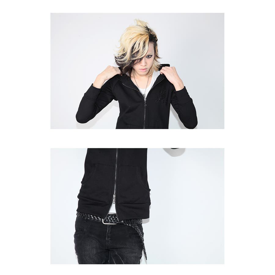 ◇SEANA スカルストーンパーカー◇ヴィジュアル系 お兄系[品番