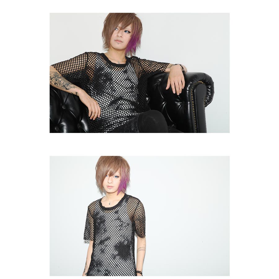 ◇SEANA ムラテレコアシメタンクトップ◇ヴィジュアル系 お兄系[品番