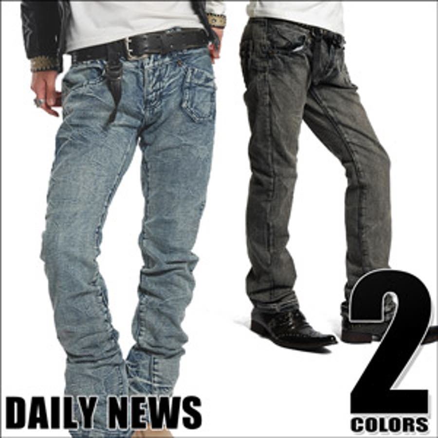◇DAILYNEWS くしゅくしゅスキニーデニム◇お兄系 Men[品番