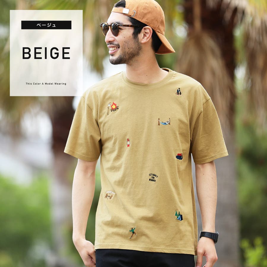 定番◇総柄刺繍Tシャツ◇[品番：JG000012008]｜JIGGYS SHOP