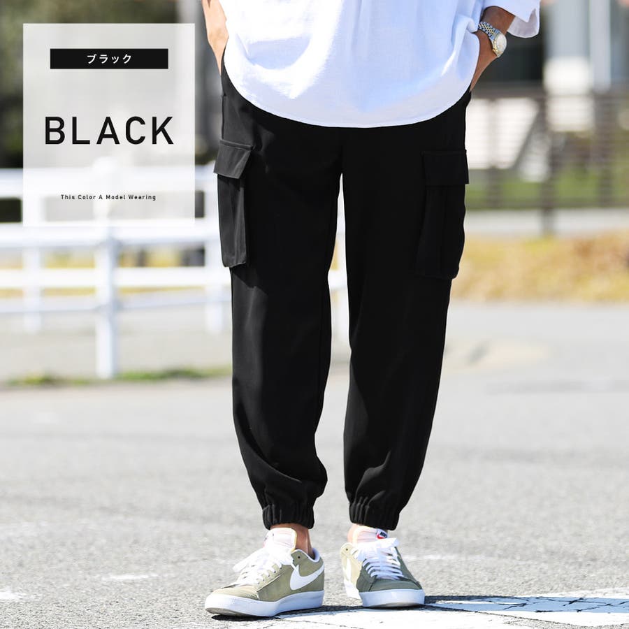 メンズ ポリエステル イージーカーゴパンツ ◇ポリエステルカーゴパンツ◇[品番：JG000012559]｜JIGGYS SHOP