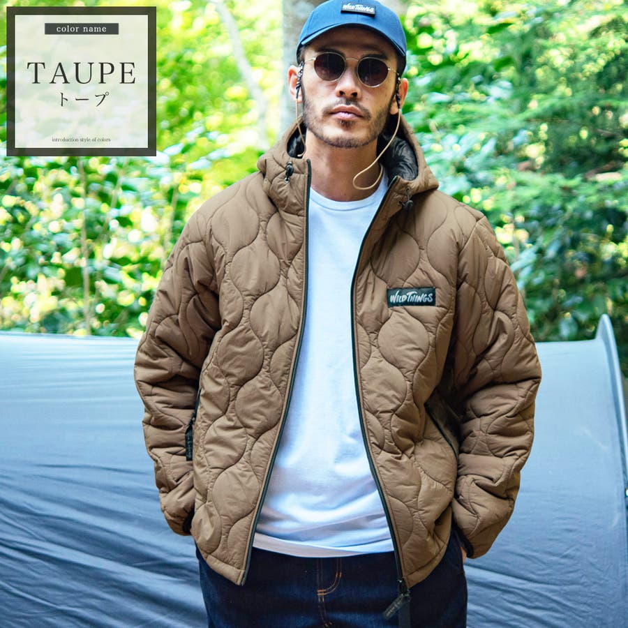 yasu さまWILD THINGS QUILTED HOOD JACKETナイロン100％