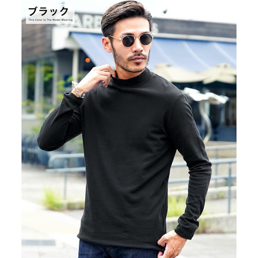 ◇モックネックロングスリーブTシャツ◇[品番：JG000013492]｜JIGGYS