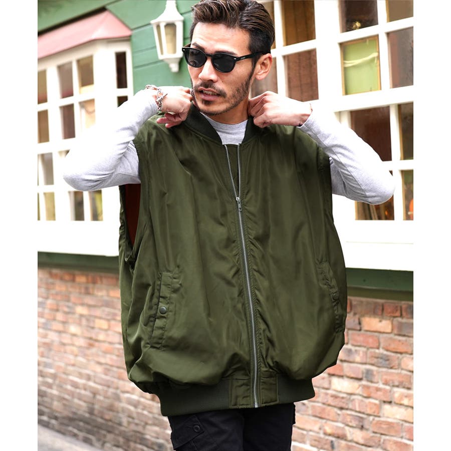 ◇2WAY ボリュームスリーブMA-1◇[品番：JG000013768]｜JIGGYS  SHOP（ジギーズショップ）のメンズファッション通販｜SHOPLIST（ショップリスト）