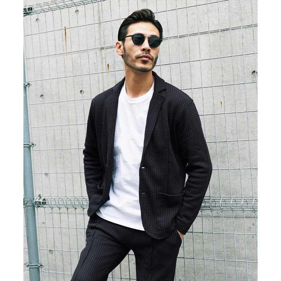 ◇ビッグワッフルセットアップ◇[品番：JG000013774]｜JIGGYS SHOP