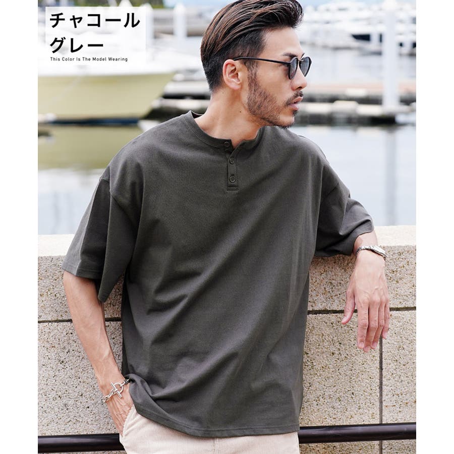 ◇USAコットンヘンリーネックTシャツ◇[品番：JG000013839]｜JIGGYS