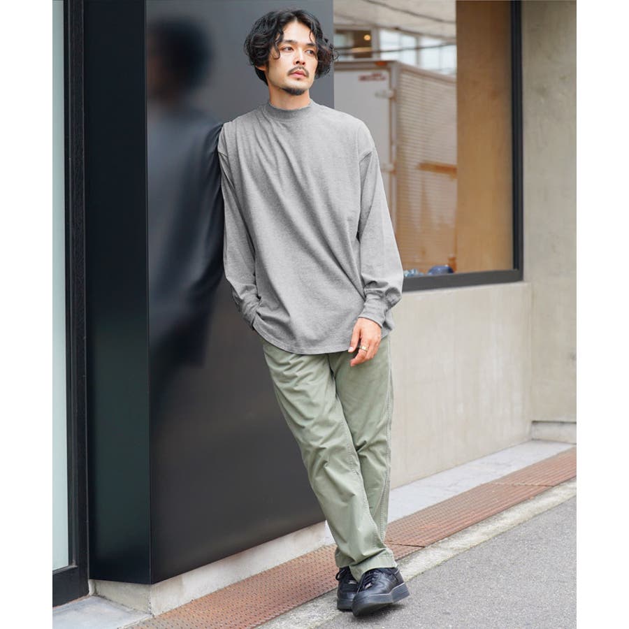 ◆USコットン モックネックロンT◆ロンT メンズ