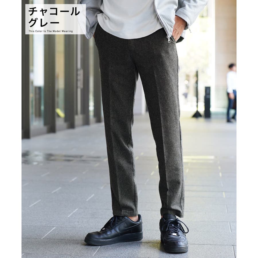 ◇ツイード テーパードパンツ セットアップ対応◇テーパードパンツ[品番：JG000014049]｜JIGGYS  SHOP（ジギーズショップ）のメンズファッション通販｜SHOPLIST（ショップリスト）
