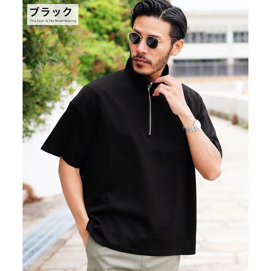 ◇ダンボールニット ハーフジッププルオーバー◇ハーフZIP Tシャツ