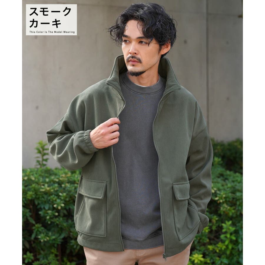 高級品市場 ◇コーデュロイビックシルエット裏起毛ブルゾン◇ ブルゾン ジャケット・アウター