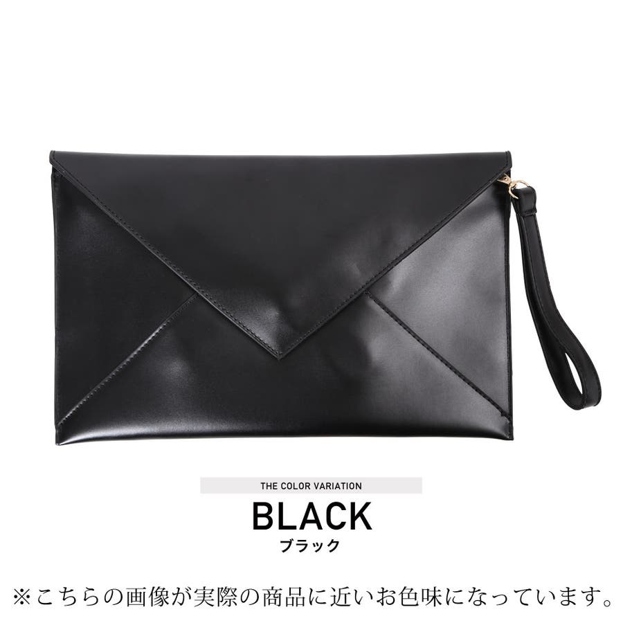 ブラック フラップ式 クラッチバッグ 冠婚葬祭】ブラックレザー クラッチバッグ | タケオキクチ(TAKEO