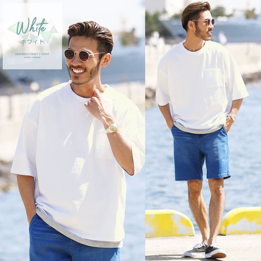 Tシャツ メンズ 夏服◇オーバーサイズアンサンブル◇[品番 Tシャツ メンズ 夏服◇オーバーサイズアンサンブル◇[品番
