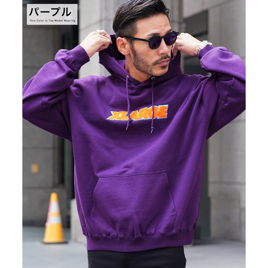 【完売品】 人気色 エクストララージ 限定 コラボ プルオーバー ジャケット 紫