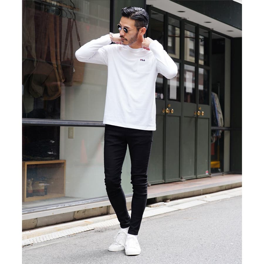 ◇FILA ポケット付き ワンポイントロンT◇ロンT[品番 ◇FILA ポケット付き ワンポイントロンT◇ロンT[品番
