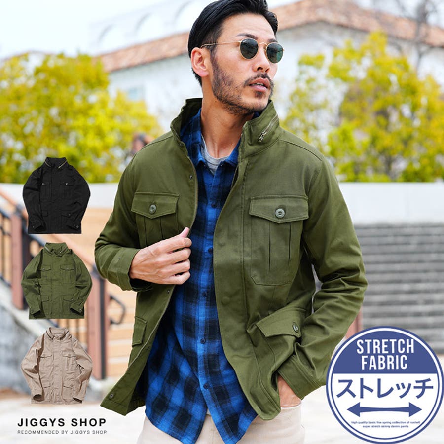 ジャケット・アウター gesi65 ◇ツイルストレッチ M 65◇M65[品番：JG000014237]｜JIGGYS SHOP