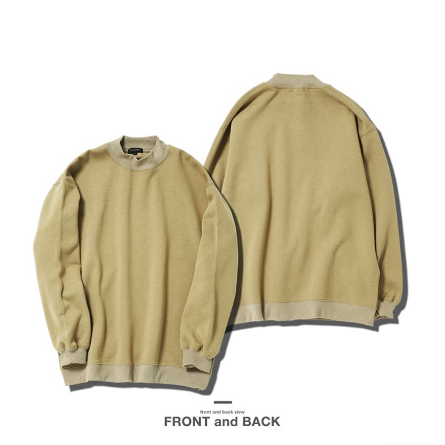 モックネック 裏起毛 メンズ[品番：JG000014397]｜JIGGYS SHOP（ジギー