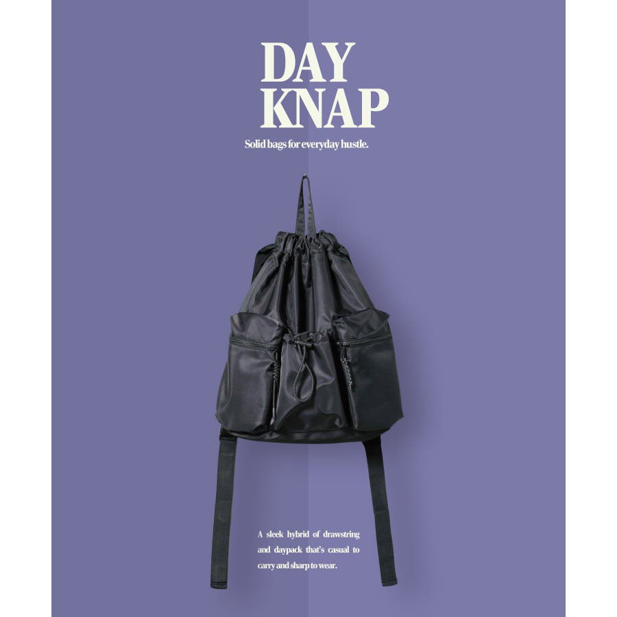 バックパック リュック メンズ◇撥水デイリーナップサック