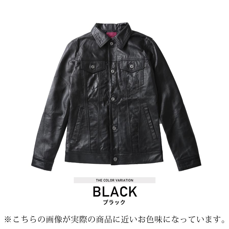 ◇SEANA ラムレザー3RDジャケット◇ライダースジャケット レザー