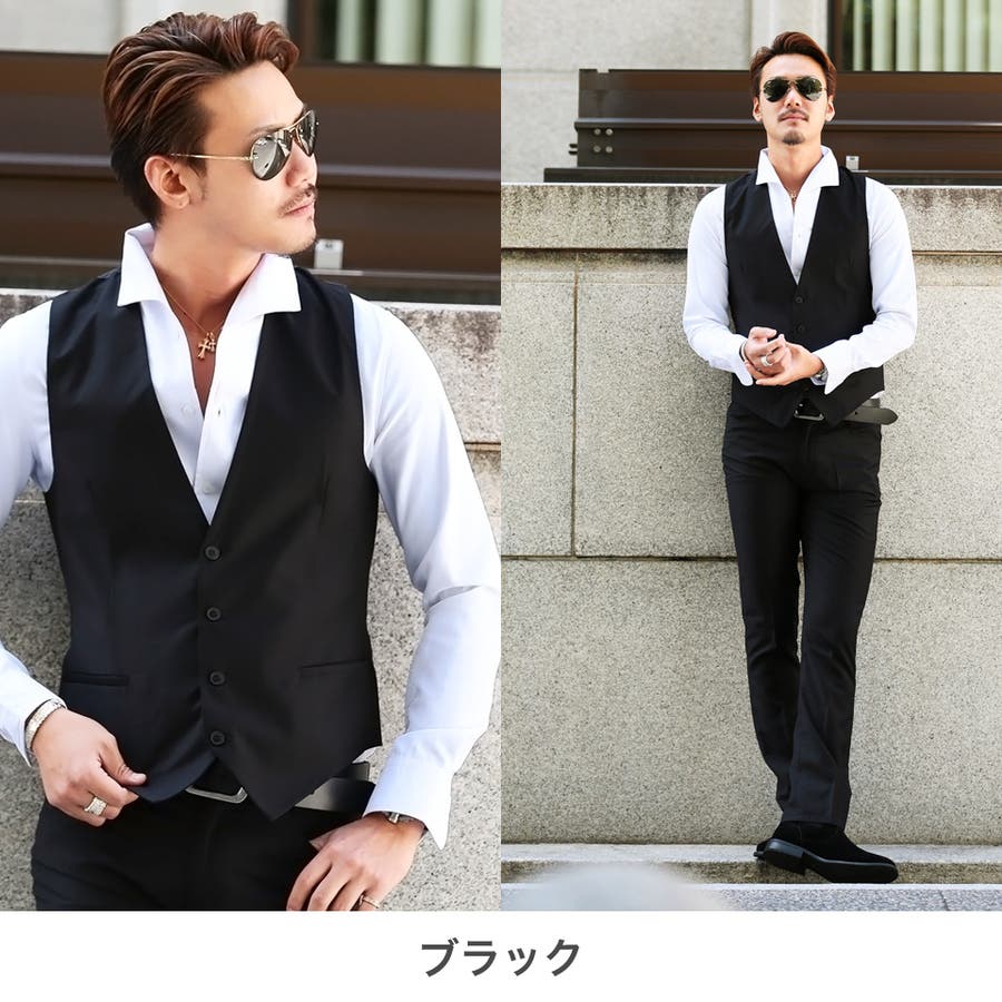 ◇roshell(ロシェル) オッドベスト◇お兄系 Men[品番：JG000006429 