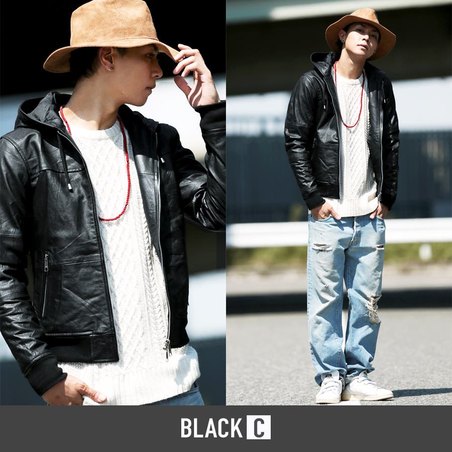 ROSHELL 本革 日本限定版 レザージャケットレザーGジャン vintage JIGGYS SHOP ライダース ジャケット メンズ アウター レザー