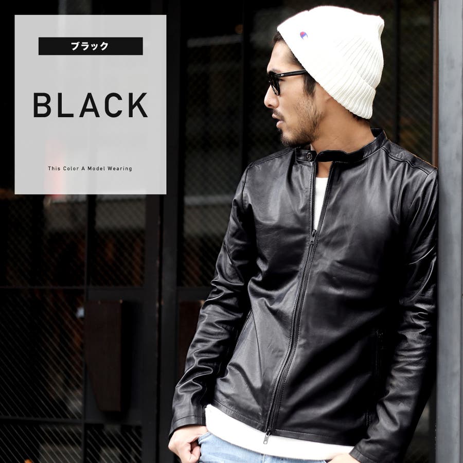 セール】SPANISH LAMB LEATHER W BIKER JACKET / ラム レザー W