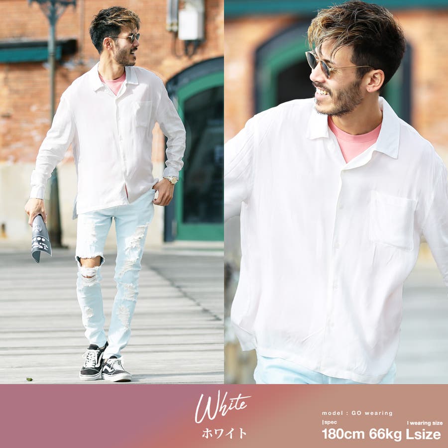 WEIRDO 2XL ウィアード ワークシャツ オープンカラーシャツ 長袖