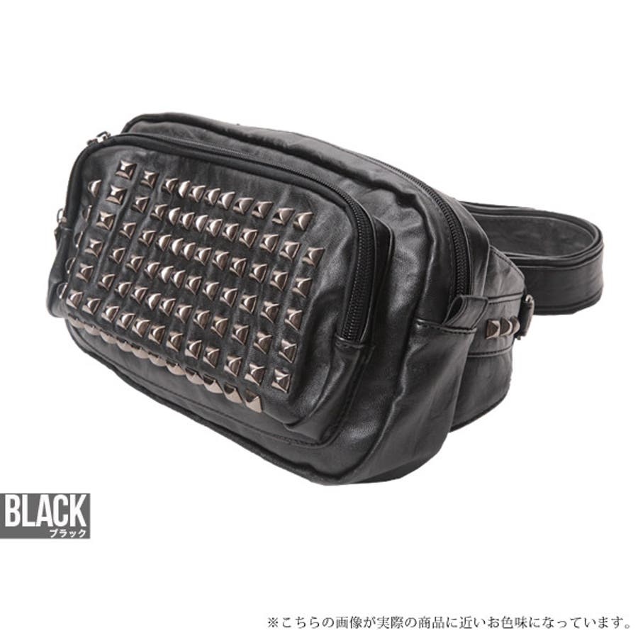 ◇Roshell スタッズマットカラーボディバッグ◇お兄系 Men[品番