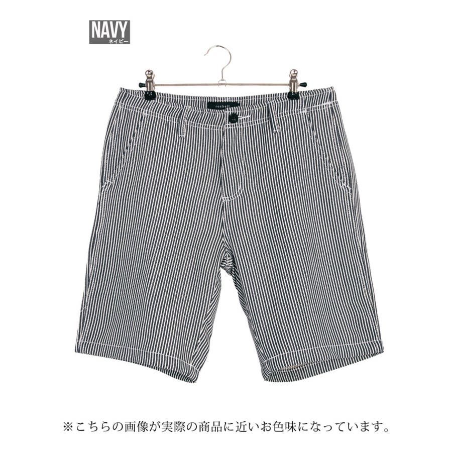 roshell(ロシェル) ヒッコリーショートパンツ[品番：JG000006817