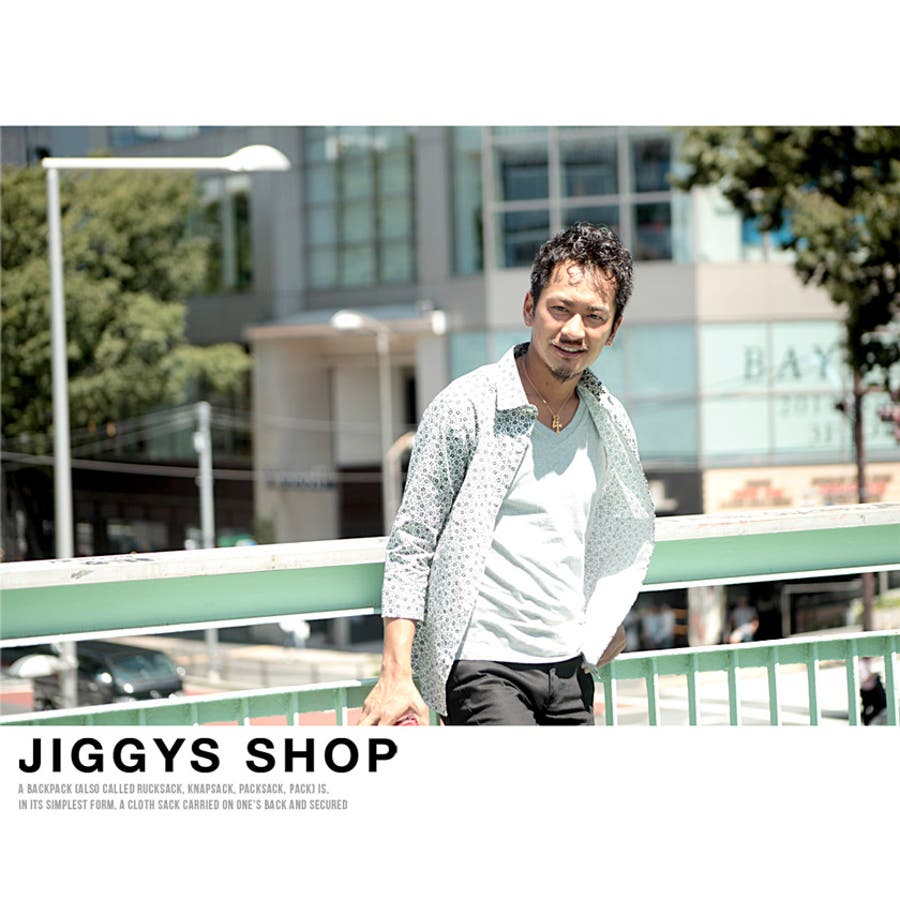 ◇国産 小花柄 7分袖シャツ◇長袖[品番：JG000007103]｜JIGGYS SHOP