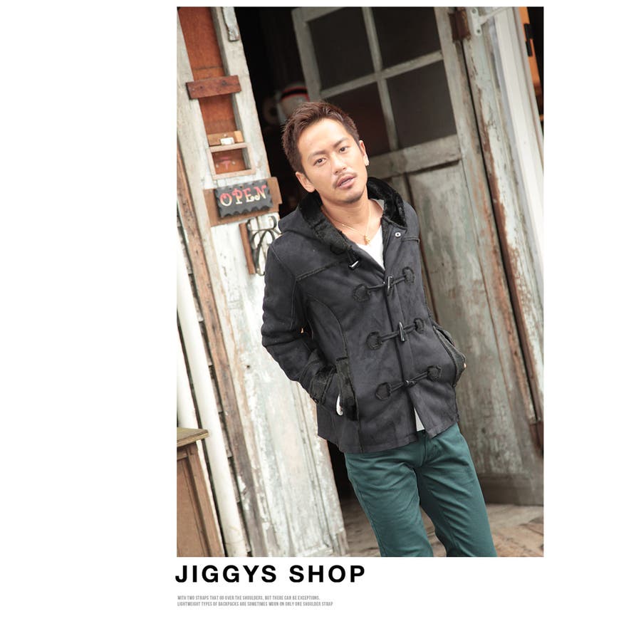 ◇ムートン ダッフル コート◇お兄系[品番：JG000007311]｜JIGGYS SHOP