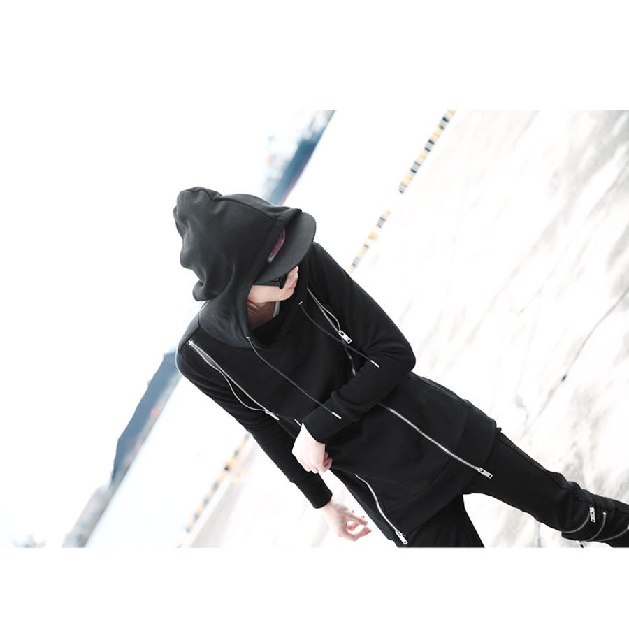 ◇SEANA(シーナ) ロングZIPパーカー◇パーカー ヴィジュアル系[品番