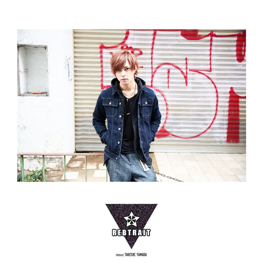 ◇REBTRAIT バックプリントストレッチデニムジャケット◇Gジャン[品番：JG000007655]｜JIGGYS  SHOP（ジギーズショップ）のメンズファッション通販｜SHOPLIST（ショップリスト）