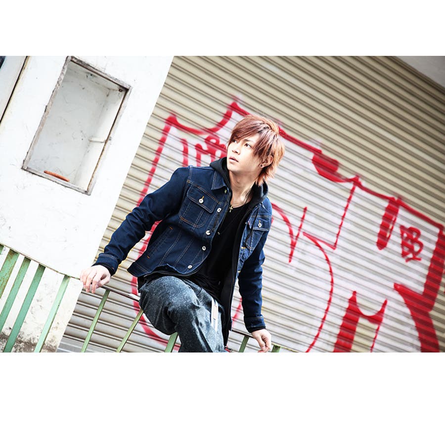 ◇REBTRAIT バックプリントストレッチデニムジャケット◇Gジャン[品番：JG000007655]｜JIGGYS  SHOP（ジギーズショップ）のメンズファッション通販｜SHOPLIST（ショップリスト）