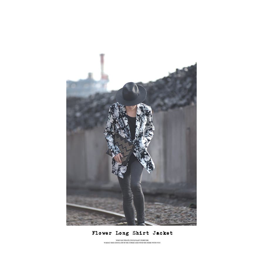 ◇SEANA フラワー ロングジャケット◇ジャケット[品番：JG000007744