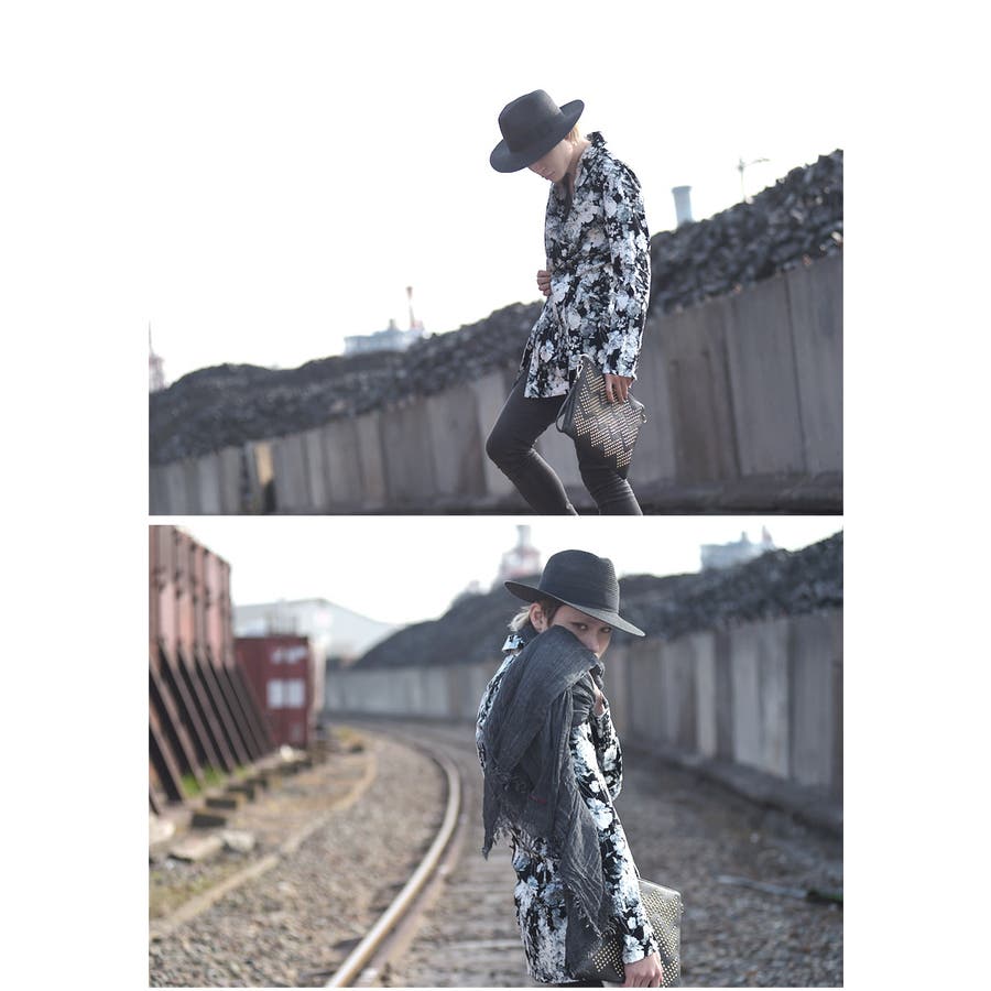 カルヴェン　ロングジャケット kiryuyrik - High Tension Jersey Long Jacket / ハイテンション