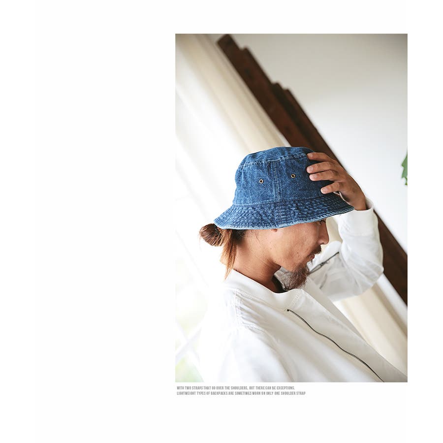 ◇デニム サファリハット◇バケットハット 大きいサイズ[品番