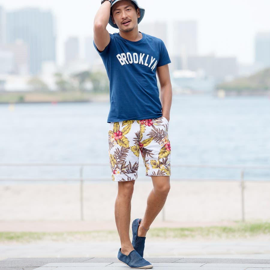 ◇リサイクルコットン 花柄 ショートパンツ◇ショートパンツ