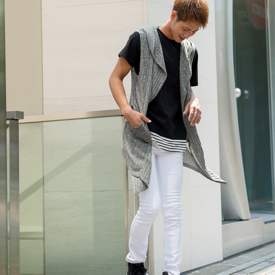 Roshell フーデットロングジレ ジレ ベスト 品番 Jg Jiggys Shop ジギーズショップ のメンズファッション 通販 Shoplist ショップリスト