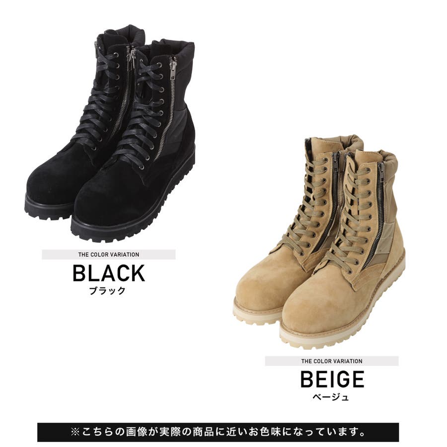 ◇サイドジップコンバットブーツ◇メンズ ブーツ シューズ[品番