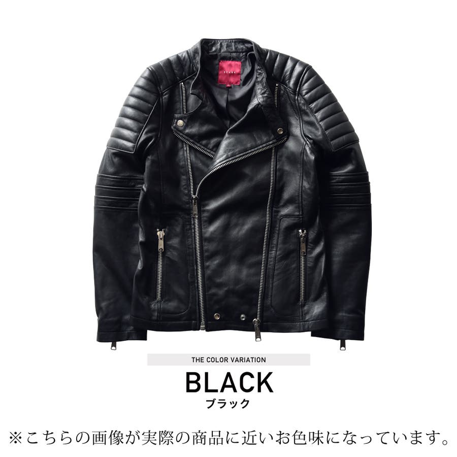 ◇SEANA(シーナ) シープレザー2WAYセミダブルライダース◇ライダース