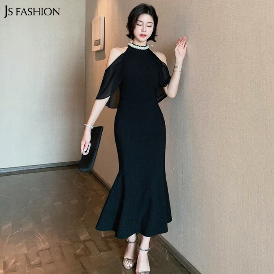 パーティードレス 全2色 ホルターネック 品番 Jsfw Js Fashion ジェーエスファッション のレディースファッション 通販 Shoplist ショップリスト
