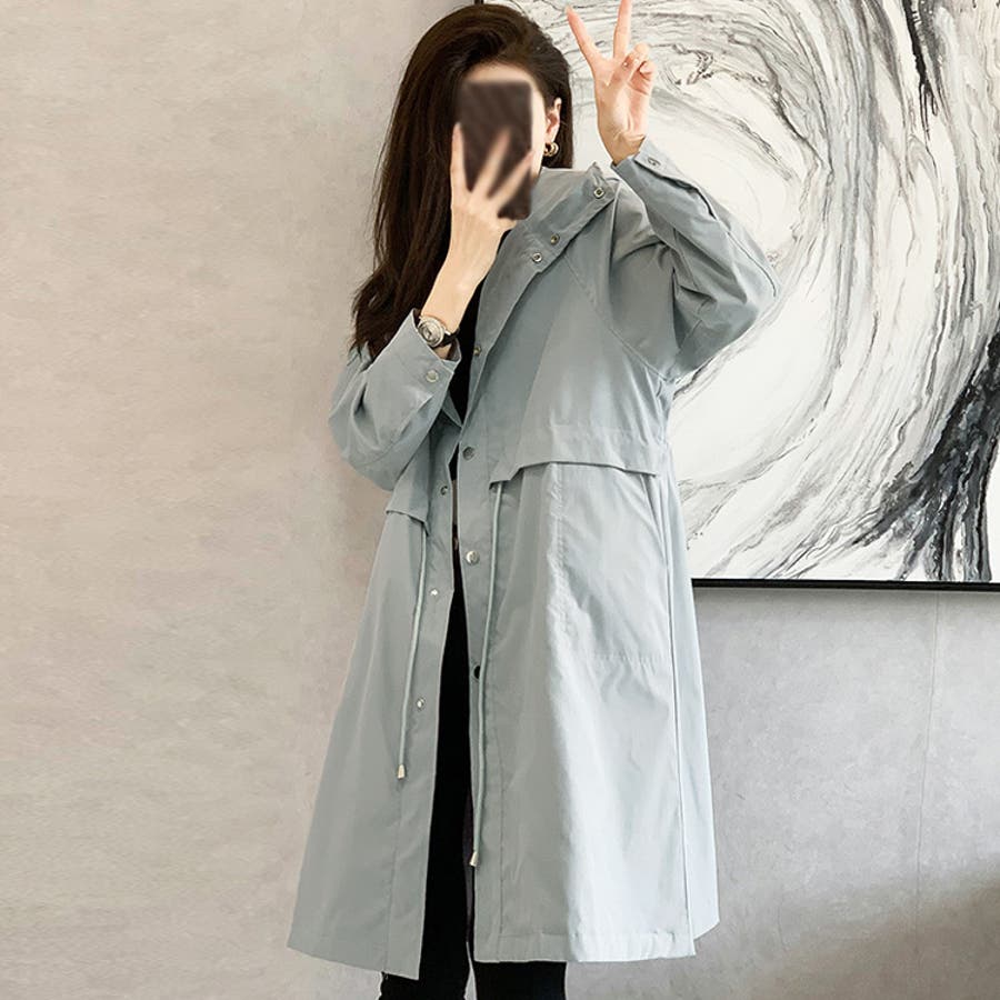 スプリングコート 全4色 無地[品番：JSFW0009285]｜JS FASHION