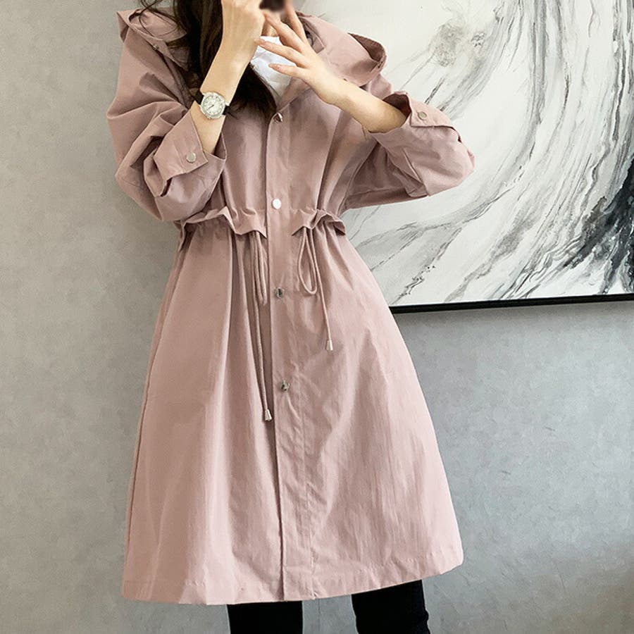 スプリングコート 全4色 無地[品番：JSFW0009285]｜JS FASHION