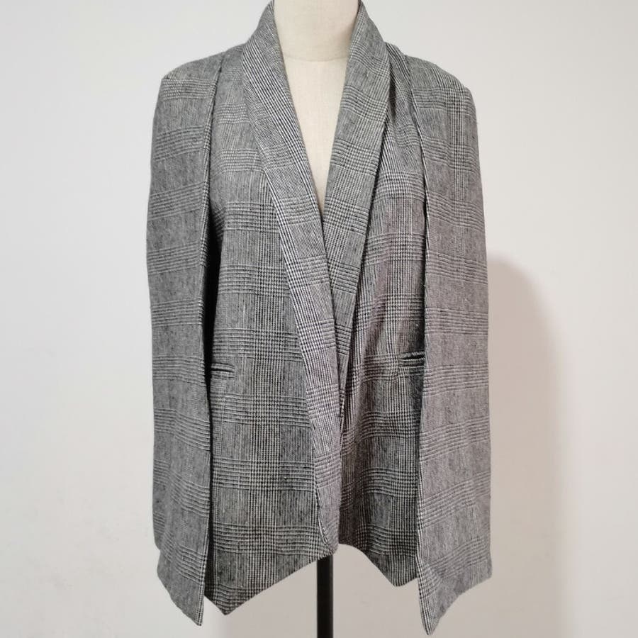 新品】白 ハンギングスリーブ ジャケット✧セオリー 好きの方にも✧