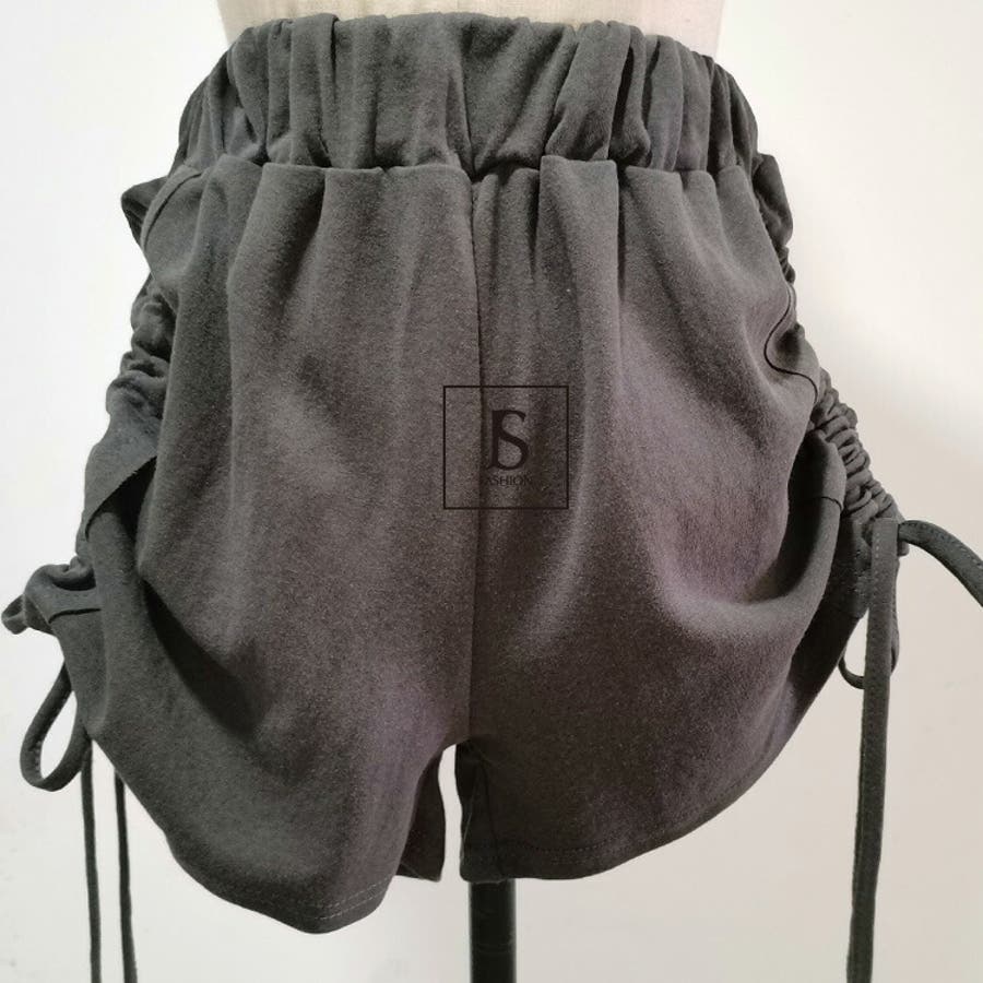ショートパンツ サイドギャザー ショーパン[品番：JSFW0009318]｜JS  FASHION（ジェーエスファッション）のレディースファッション通販｜SHOPLIST（ショップリスト）