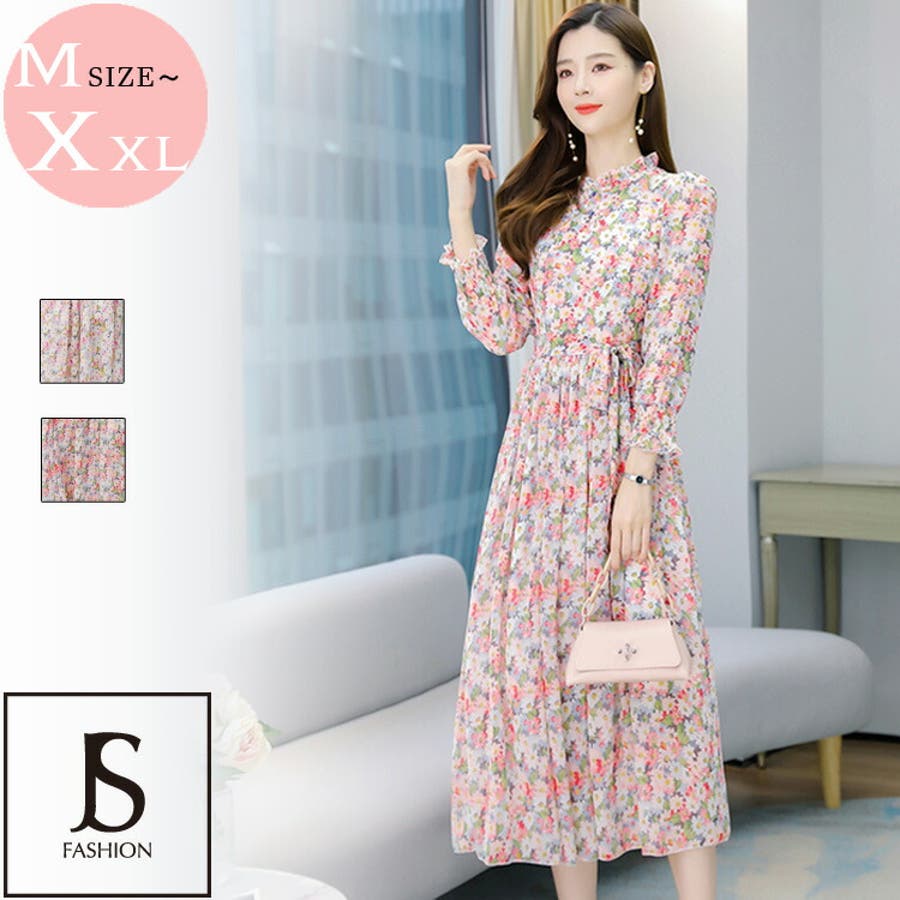 訳あってお買い得！30～80％OFF 花柄 ワンピース 全2色[品番：JSFW0010362]｜JS FASHION（ジェー ワンピース