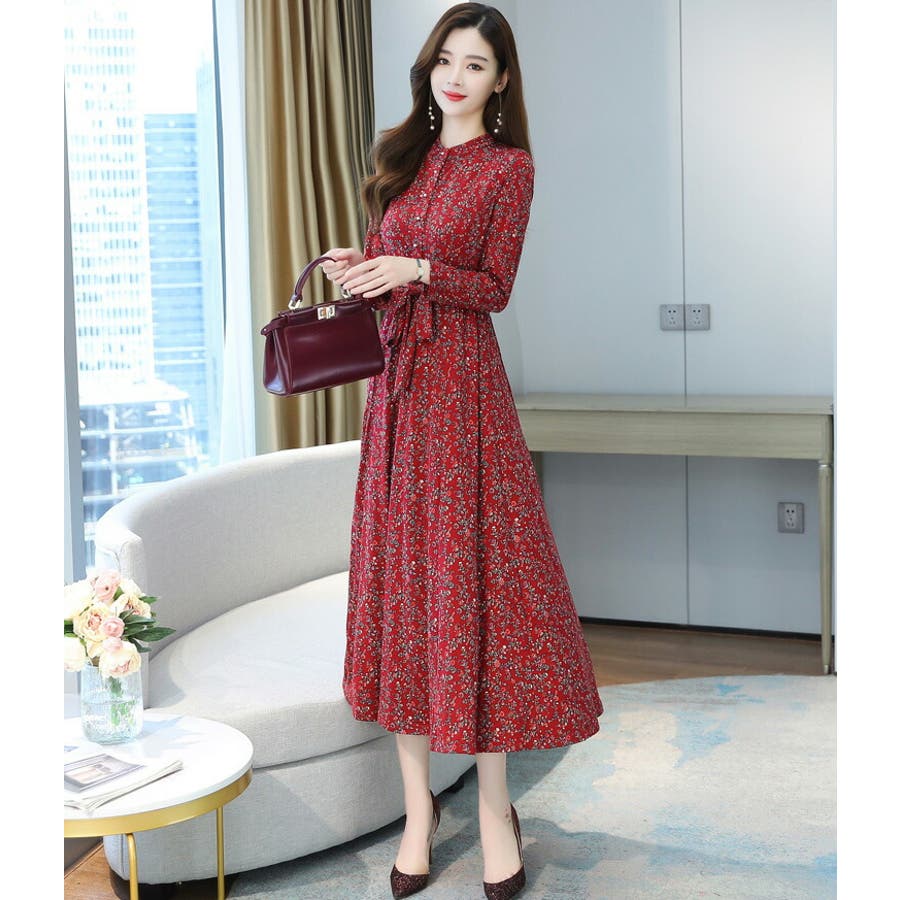 小花柄 ワンピース 全2色[品番：JSFW0010607]｜JS  FASHION（ジェーエスファッション）のレディースファッション通販｜SHOPLIST（ショップリスト）