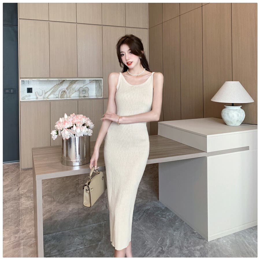 キャミワンピース 全3色 ノースリーブ[品番：JSFW0010723]｜JS  FASHION（ジェーエスファッション）のレディースファッション通販｜SHOPLIST（ショップリスト）