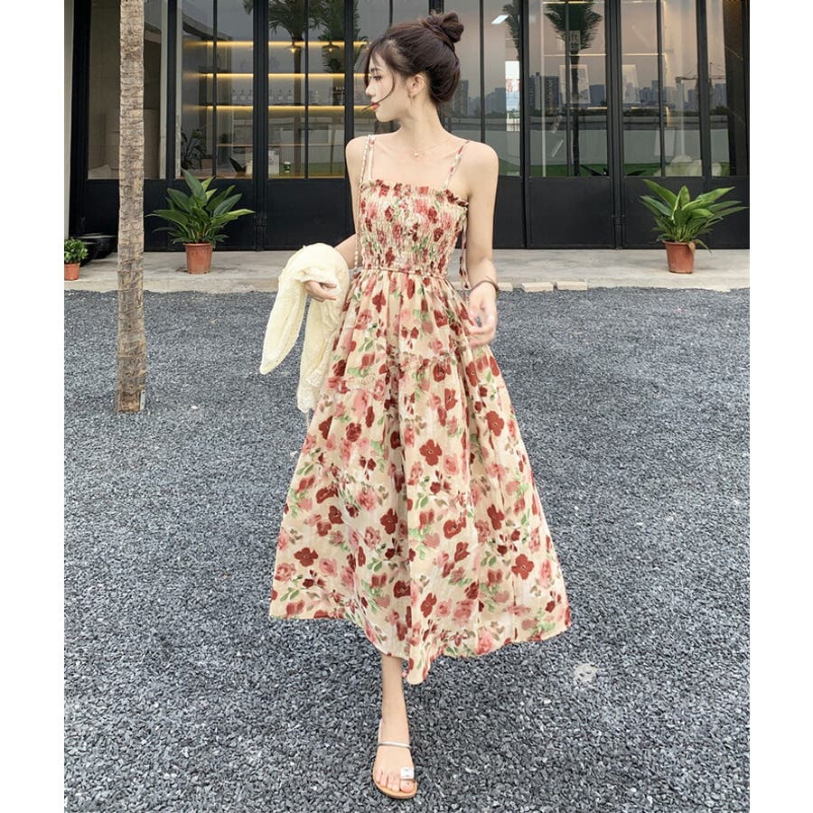 Amazon.co.jp: [Dep Club] 在庫限り 可愛い 花柄ワンピース